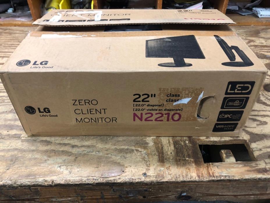 NEW OPEN BOX- LG N2210WZ-BF Black 22