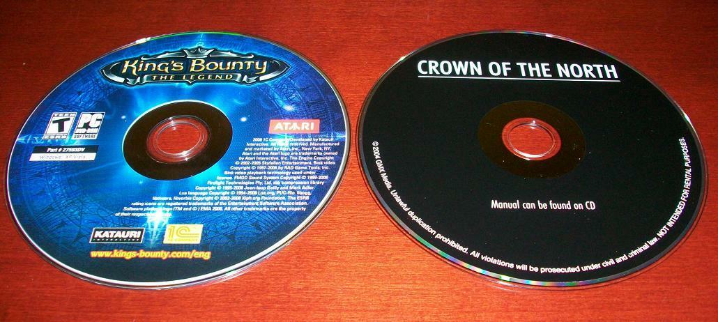 PC Games lot- King's Bounty : The Legend + Europa Universalis Crown of the North
