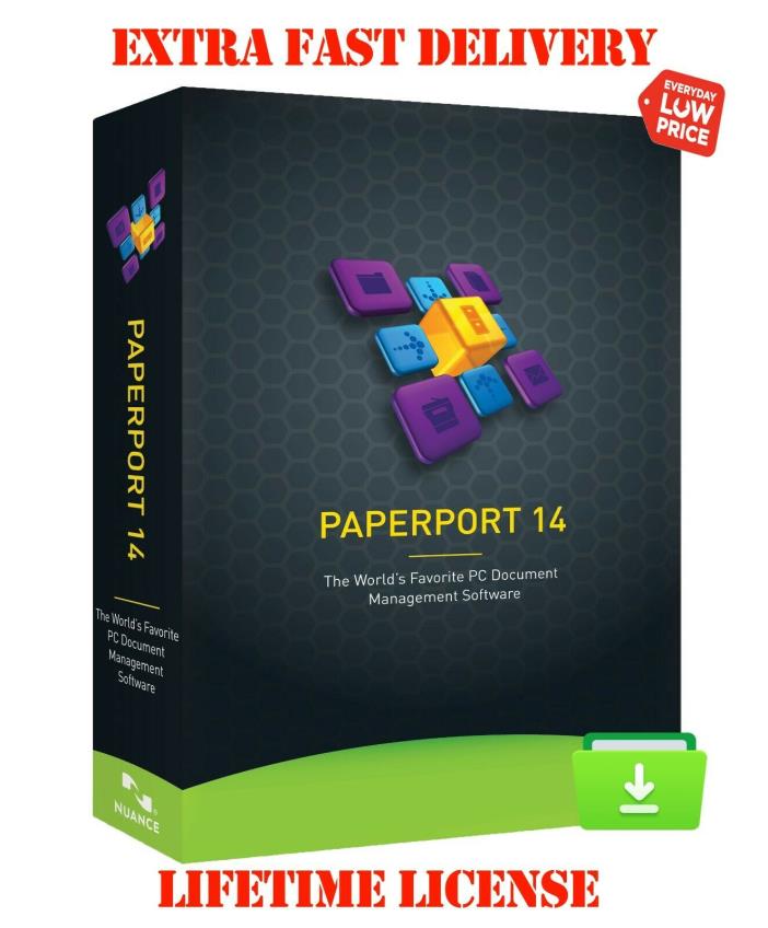 Nuance PaperPort 14 Professional Download Lifetime License Key Email Delivery