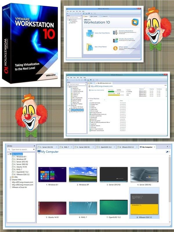 VMware Workstation 10 [Virtual Machine] [Windows 32 and 64 Bit] Digital Download