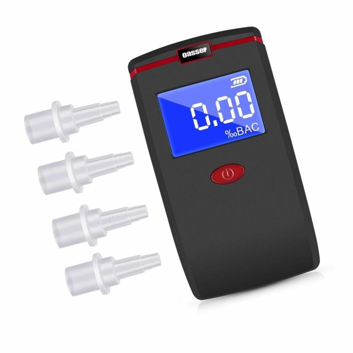 Oasser Breathalyzer Alcohol Tester Digital LCD Breath Tester Semi-Conductor S...
