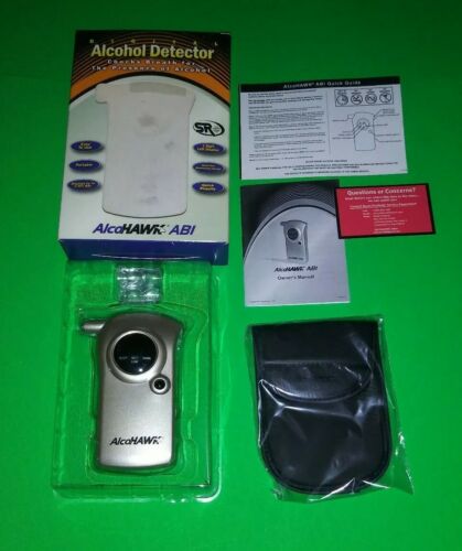 AlcoHawk ABI breathalyzer Digital Breath Alcohol Detector NEW