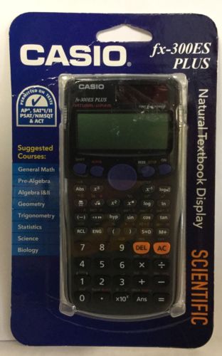 Casio fx-300ES PLUS Scientific Calculator, Black NEW - Permitted On Tests
