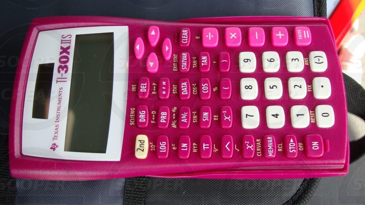 Texas Instruments TI-30XIIS Solar Powered Scientific Calculator - Pink