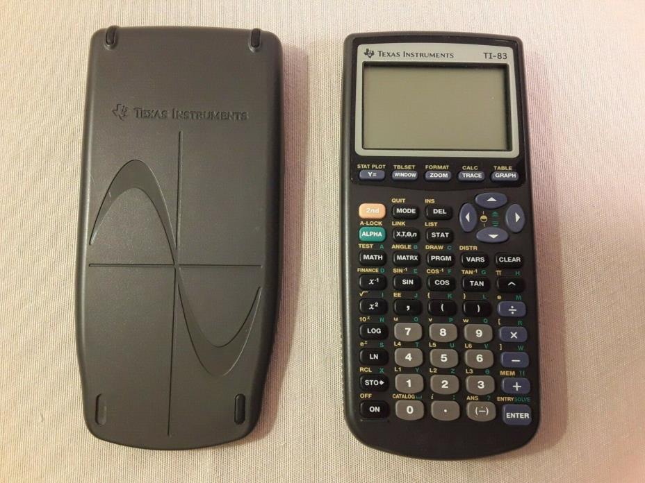 Texas Instruments TI-83 Graphing Calculator, preowned