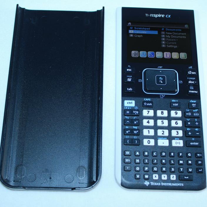 GORGEOUS Texas Instruments TI-Nspire CX CAS Graphing Calculator w COVER / MINT!