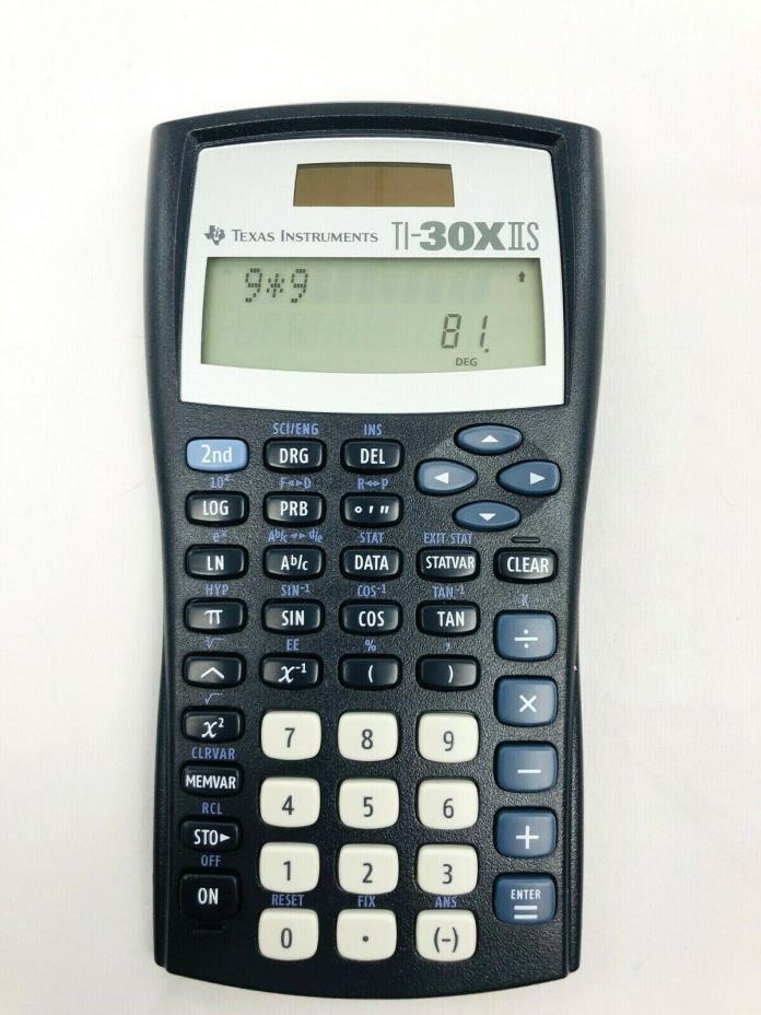 Texas Instruments Scientific Calculator Tl-30X llS Solar/Battery HT-311