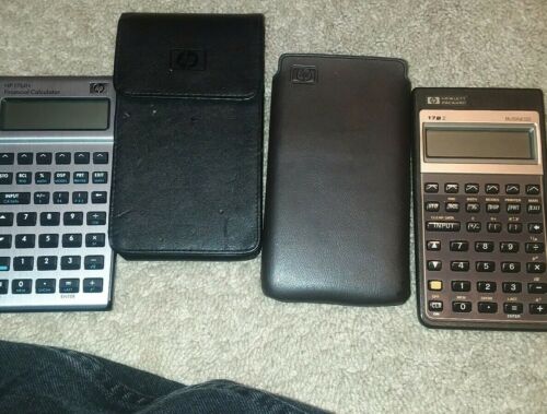 HP 17bII AND HP 17bII+ financial Calculators. Both Work great, but need new batt