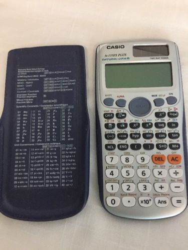Casio fx-115ES PLUS Engineering/Scientific Calculator with cover