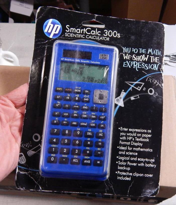 NEW SEALED Hewlett Packard Scientific Calculator Solar HP SmartCalc 300S