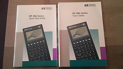 Hewlett Packard HP-48G User's Guide, Quick Start User's Guide / Manual - VGC!