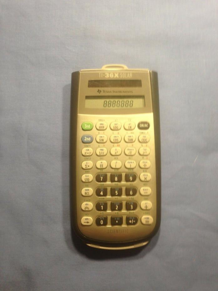 Texas Instruments TI-36X Solar Calculator - Free Shipping -