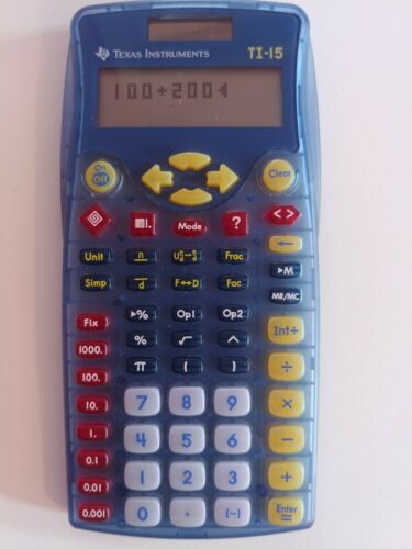 Texas Instruments TI-15 Scientific Calculator