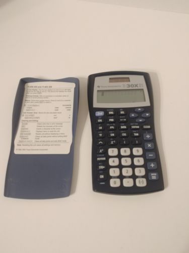 Texas Instruments TI-30X IIS 2-Line Scientific Calculator with Cover Blue