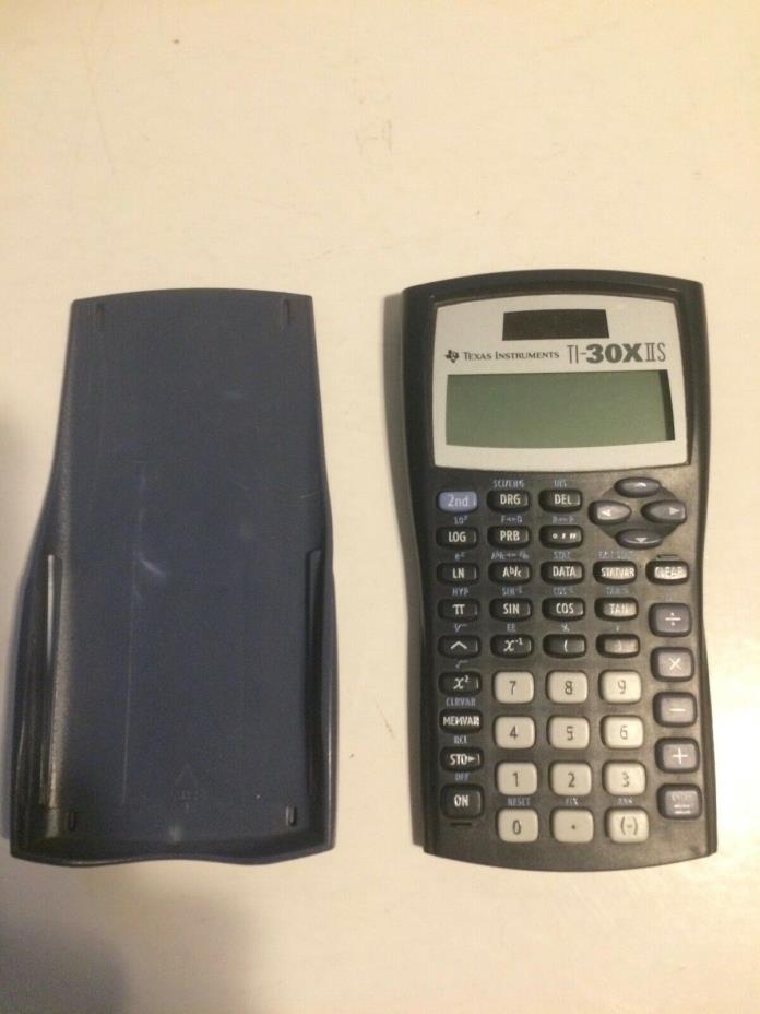 Texas Instruments TI-30X IIS Scientific Calculator - Working With Cover