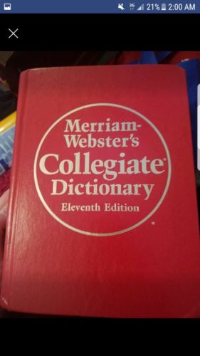 Merriam-Webster's Collegiate Dictionary Eleventh Edition