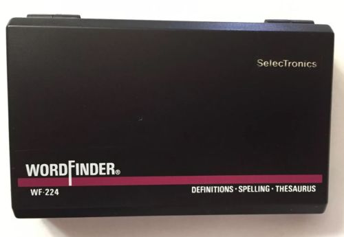 Wordfinder Dictionary Thesaurus  WF224 Excellent!   Works!  Very Nice!!!??