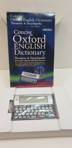 Seiko ER6700 Electronic Concise Oxford Dictionary Thesaurus & Encyclopedia