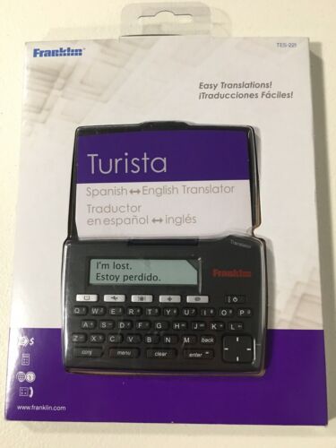Brand New Franklin Turista TES-221 English Spanish Translator Handheld Sealed