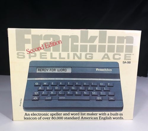 NEW Franklin Spelling Ace  Thesaurus Gray Merriam Webster SA-98