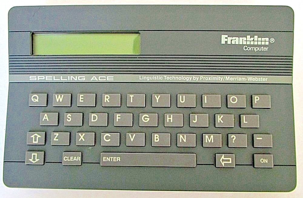 Franklin Computer Spelling Ace SA-98 Linguistic Tech Spell Check Learn to Spell