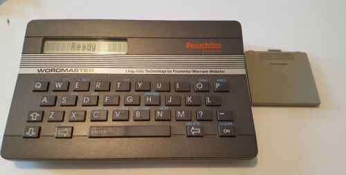 FRANKLIN WORDMASTER WM-1000 Pocket Computer Dictionary. Works! Vintage Tech!