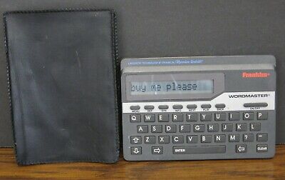 Franklin Wordmaster Deluxe Electronic Dictionary WM-1055A - 1990 Vintage