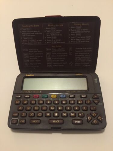 Franklin Electronic Bookman Holy Bible KJB-440 King James Version Tested Works