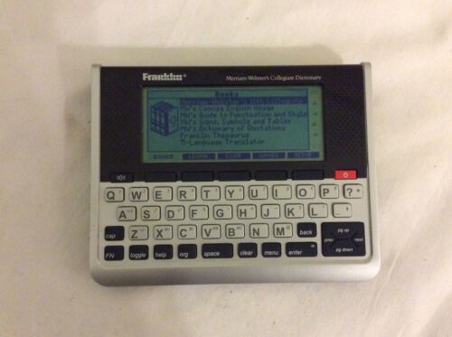 Franklin Electronic Speaking MERRIAM-WEBSTER'S COLLEGIATE DICTIONARY SCD-1890