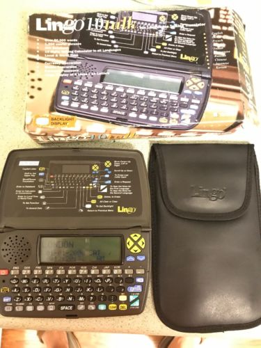 LINGO 10 Talk Electronic Talking Translator for 10 Languages Tested/Working