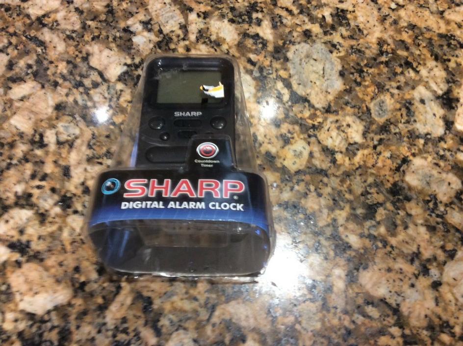 Sharp Digital Alarm Clock New Sealed