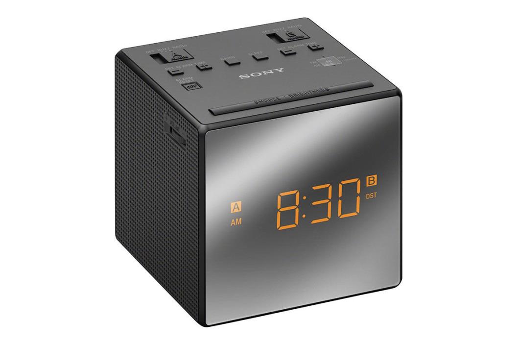 Sony ICFC1T - AM/FM Dual-Alarm Clock Radio (Black) Clock Radio ICF-C1T NEW