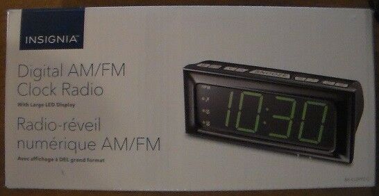 Insignia Digital AM/FM Clock Radio