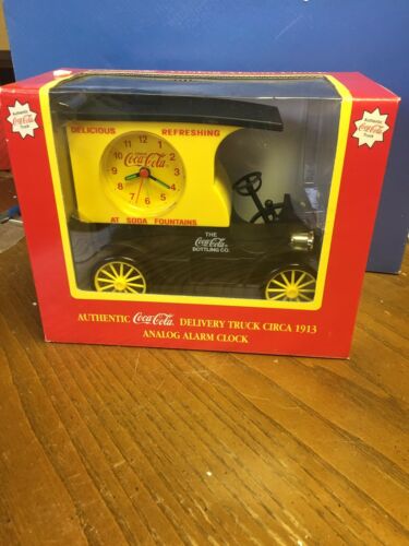 CocaCola Analogue Alarm Clock  Delivery Truck 1913 New In Box