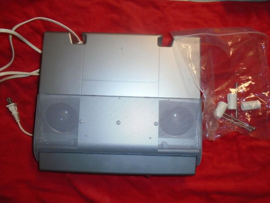 Sony Mega Bass AM/FM CD player clock Mounts to/in cub-bard/shelf