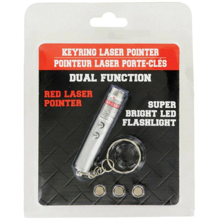 36 packs of 2-in-1 Laser Pointer Key Chains