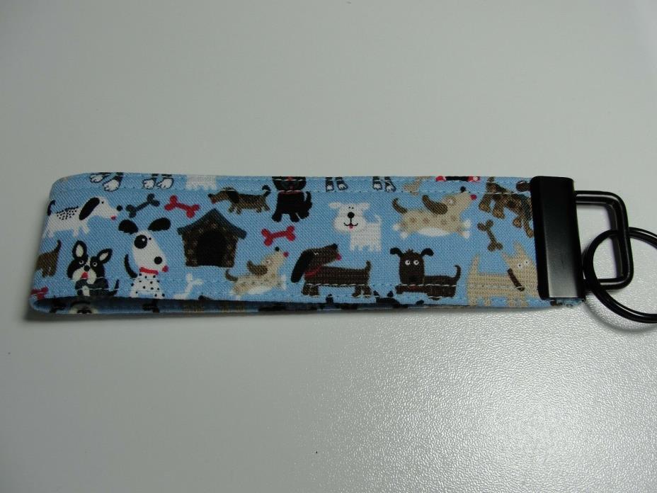 Dogs Key fob Strap or Key - Purse or Wallet Strap