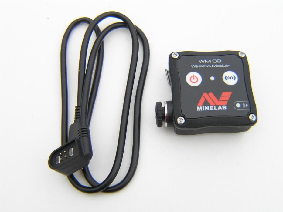 Minelab Equinox 600 or 800 Wireless Headphones Audio Module Wm 08 metal detector