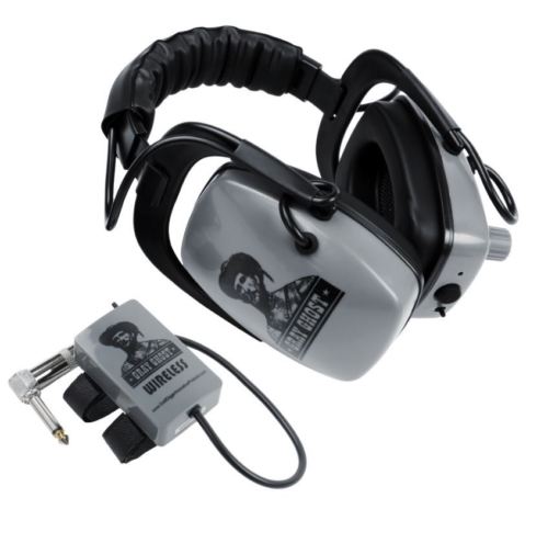 DetectorPro Gray Ghost Wireless Headphones for Minelab FBS Series