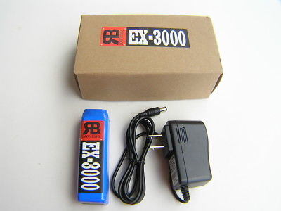 RNB EX-3000 Lithium Battery for Minelab Excalibur II w/ 3.5 Hour Speed Charger