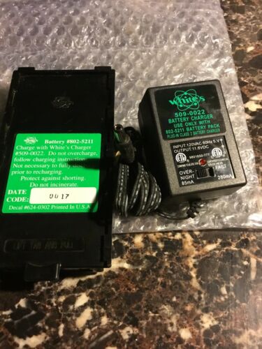 Whites Recharger With Rechargable Battery