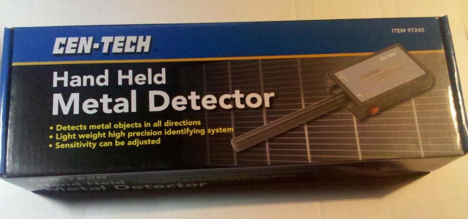 Cen-Tech Centech Hand Held *Metal Detector PINPOINTER* Coin security wand  NEW