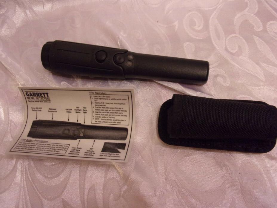 Garrett 1165900 Security Systems 9V THD Tactical Hand Held Metal Detector