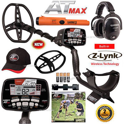 Garrett AT MAX CHRISTMAS SPECIAL- FREE PRO-Pointer AT Z-Lynk Pinpointer & MORE !