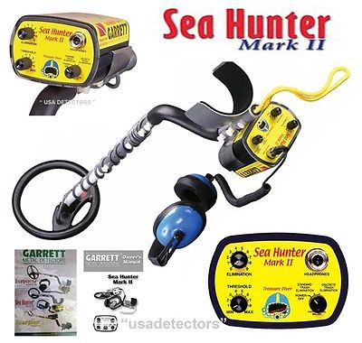 GARRETT SEA HUNTER MARK ll LAND, SURF & TREASURE DIVING METAL DETECTOR