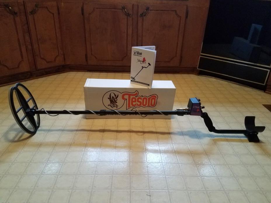 Tesoro Vaquero Black with 11x8 coil