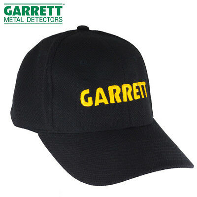 Garrett Black Baseball Cap Hat With Gold Embroidery PN: 1663100