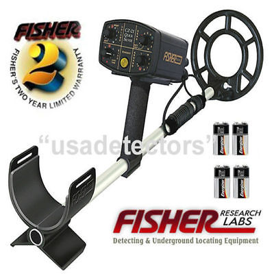 FISHER CZ21 WATERPROOF DIVING ALL TERRAIN Metal Detector With 10.5
