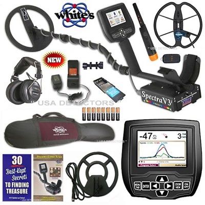 Whites SPECTRA V3i Metal Detector With HP 9