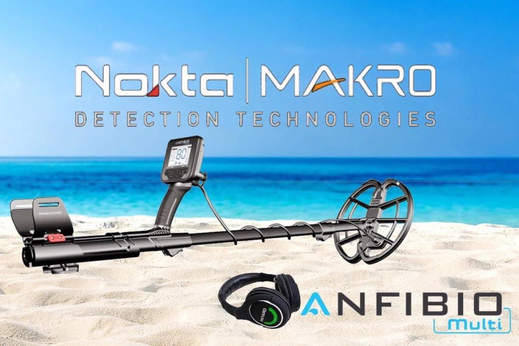 Nokta Makro Anfibio Multi Underwater Metal Detector with Wireless Headphones
